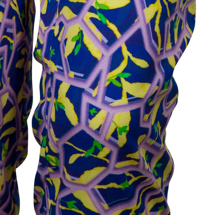 Pre Owned Peter Pilotto Multicolor Printed Cotton Trousers M