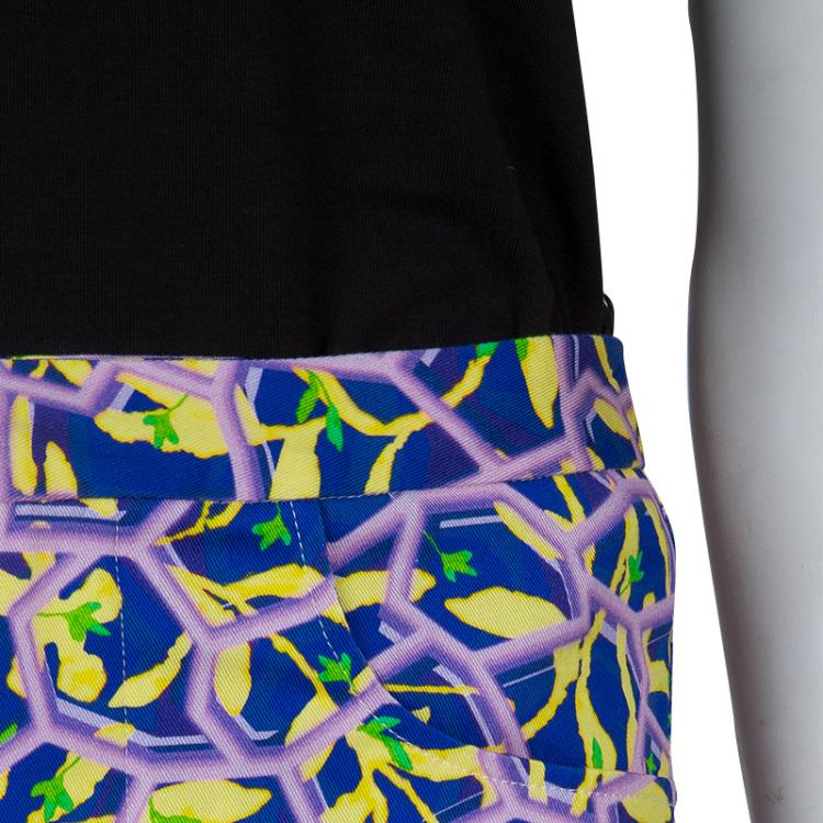 Pre Owned Peter Pilotto Multicolor Printed Cotton Trousers S