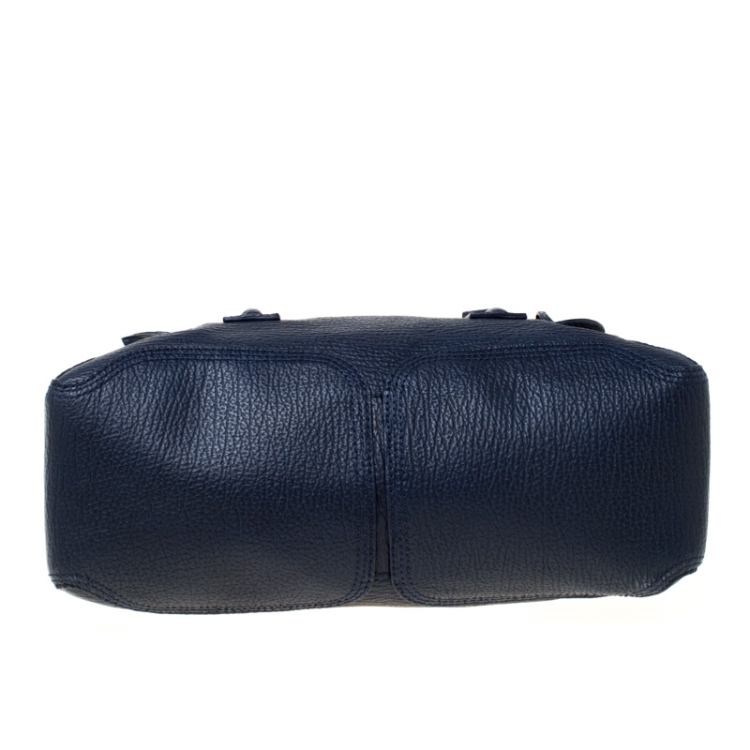 مملوكة مسبقًا 3.1 Phillip Lim Navy Blue Leather Medium Pashli Satchel 