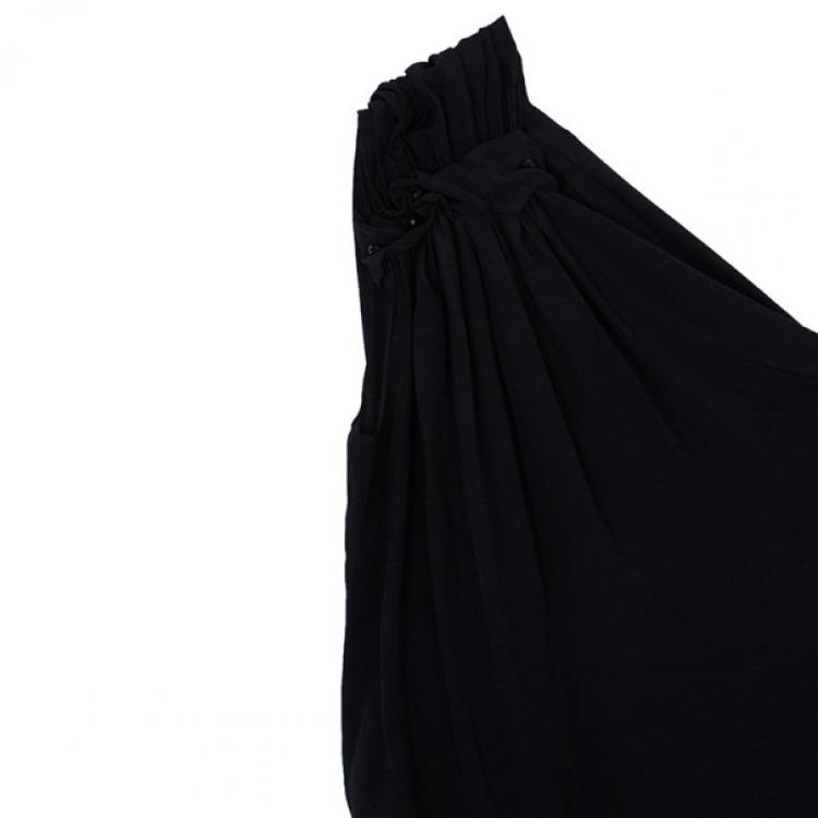 Pre Owned Philosophy Di Alberta Ferretti Black Silk Dress S