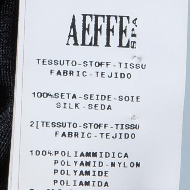 Pre Owned Philosophy Di Alberta Ferretti Black Silk Dress S