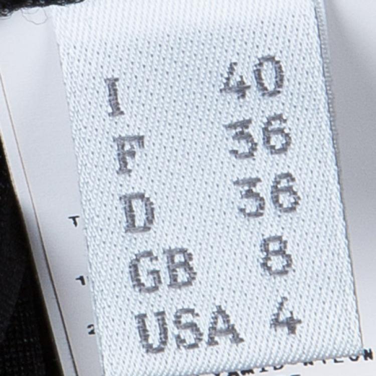 Pre Owned Philosophy Di Alberta Ferretti Black Silk Dress S