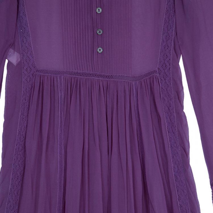 Pre Owned Philosophy di Alberta Ferretti Purple Maxi M