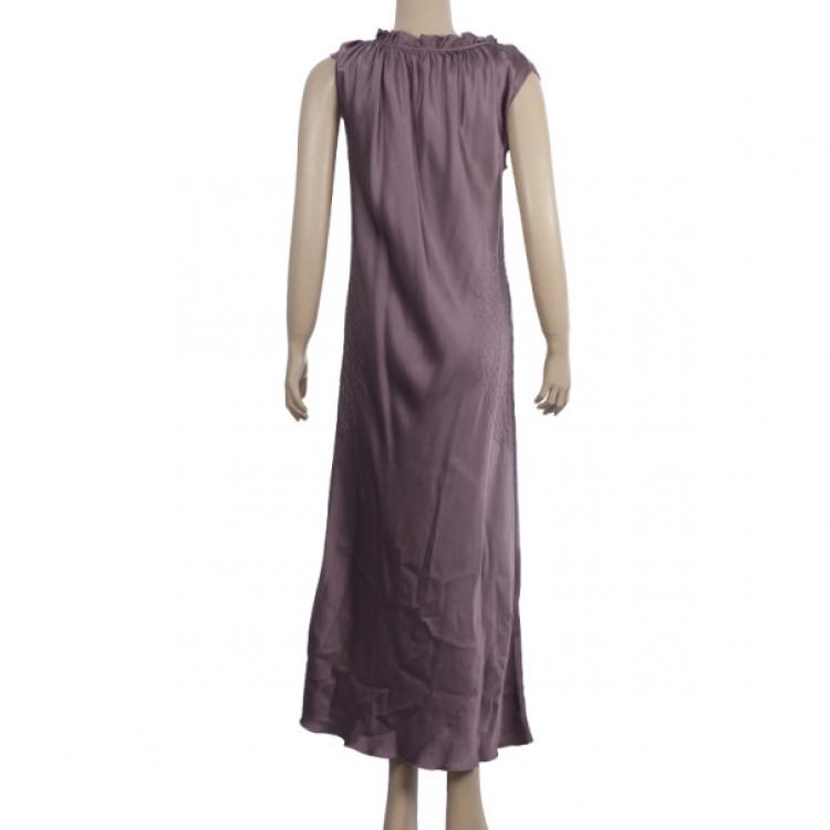 Pre Owned Philosophy Di Alberta Ferretti Satin Dress M