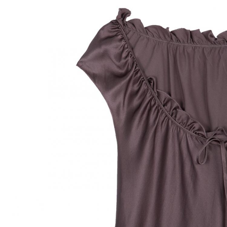 Pre Owned Philosophy Di Alberta Ferretti Satin Dress M