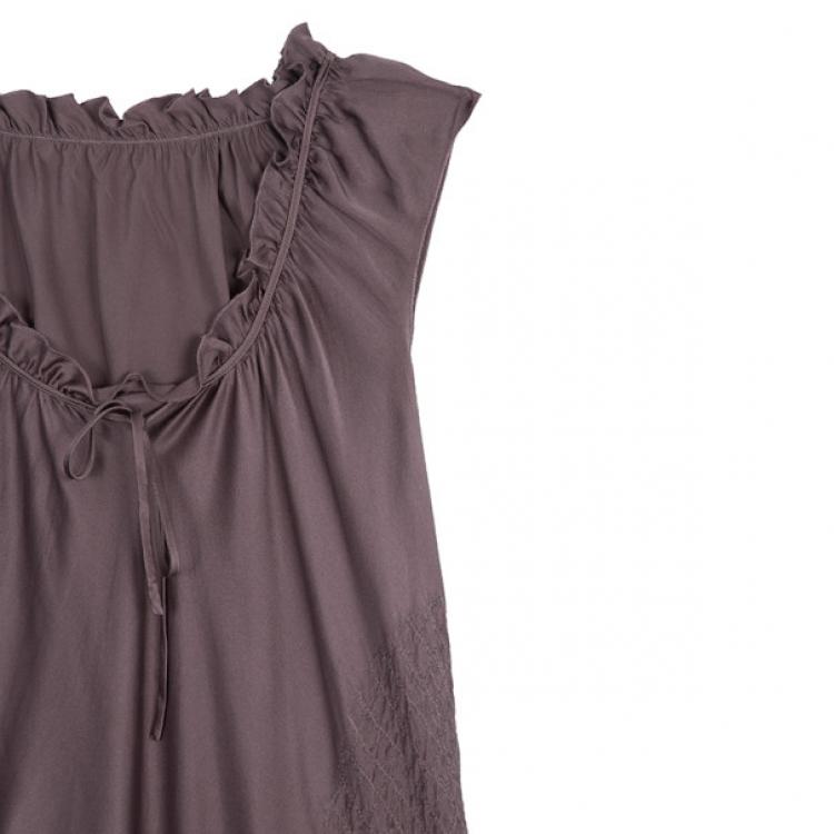 Pre Owned Philosophy Di Alberta Ferretti Satin Dress M