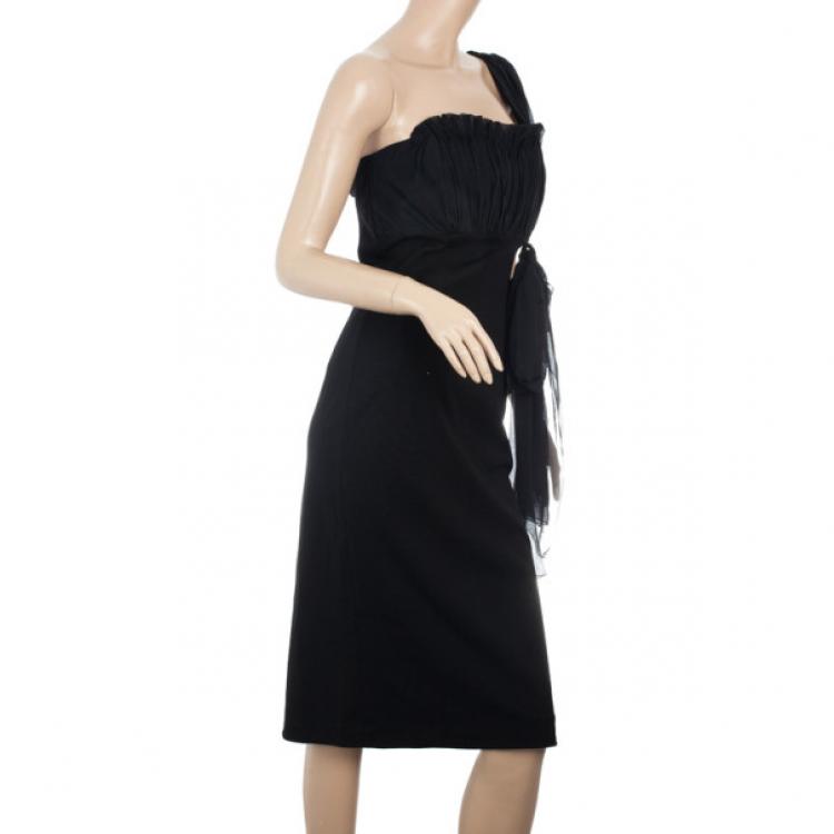 Pre Owned Philosophy Di Alberta Ferretti Short Bow Dress M