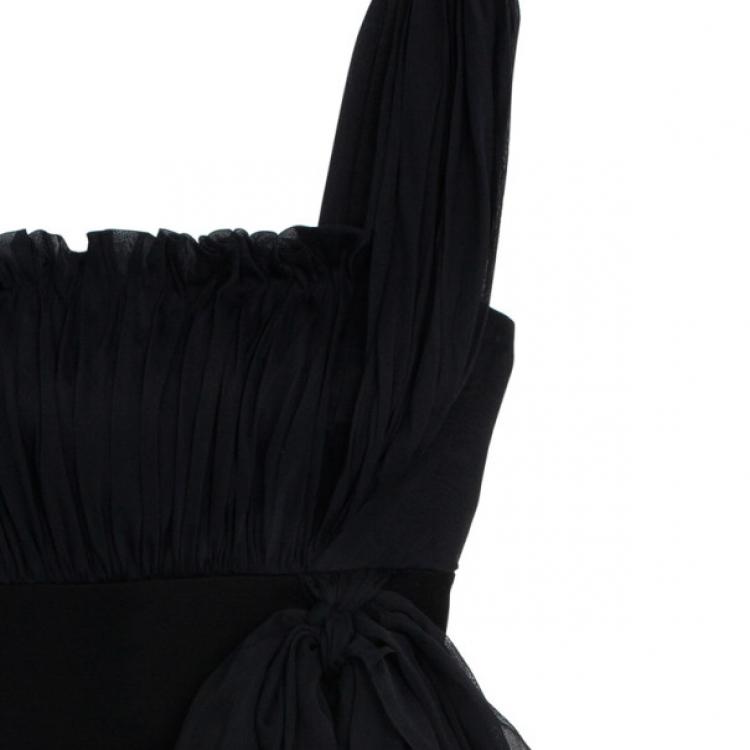 Pre Owned Philosophy Di Alberta Ferretti Short Bow Dress M