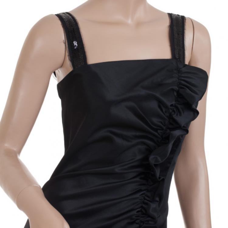 Pre Owned Philosophy di Alberta Ferretti Black Dress S