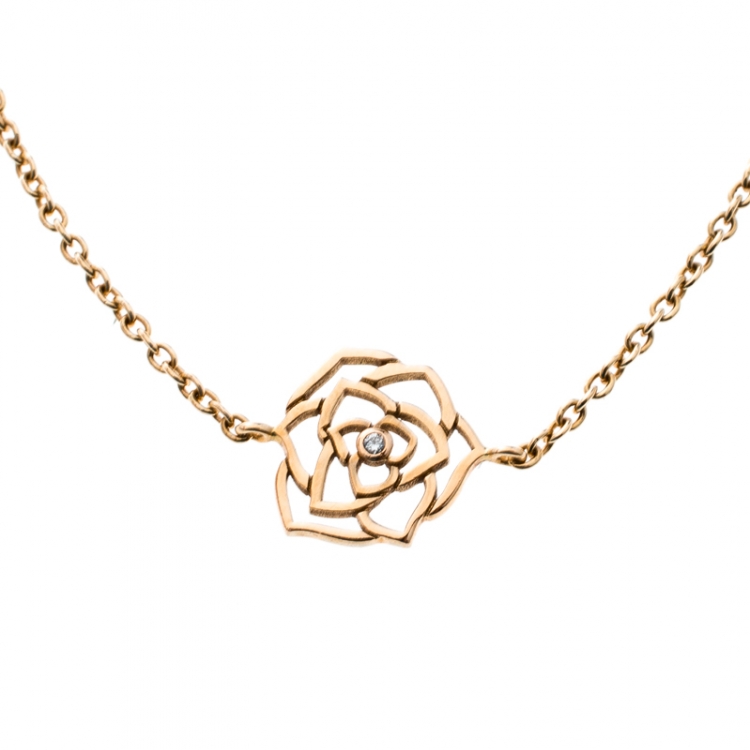 Pre Owned Piaget Rose Diamond & 18K Rose Gold Bracelet