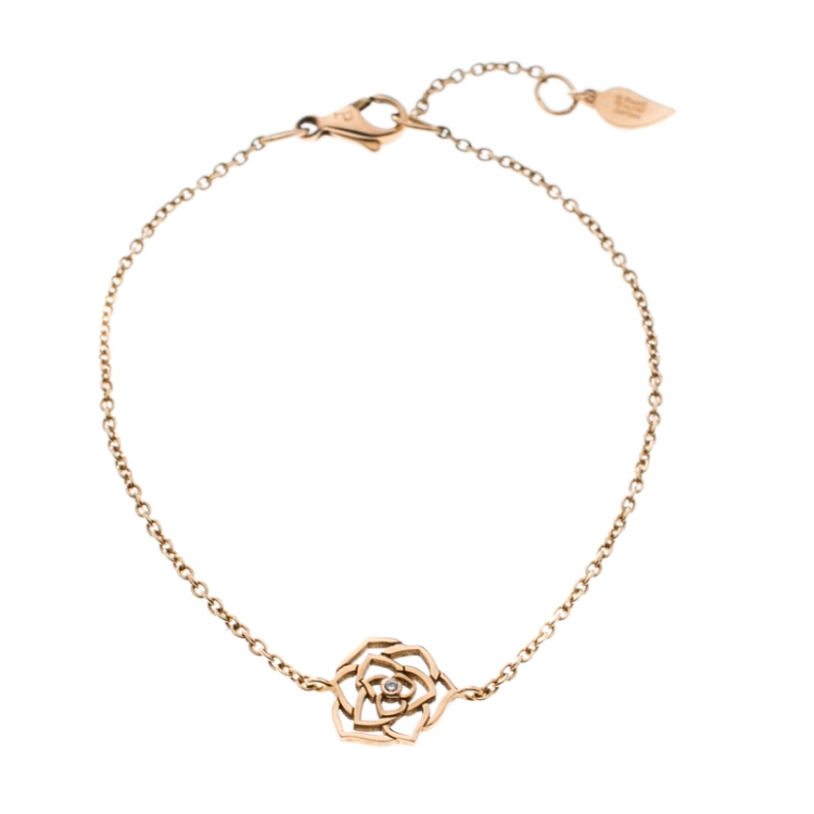 Pre Owned Piaget Rose Diamond & 18K Rose Gold Bracelet