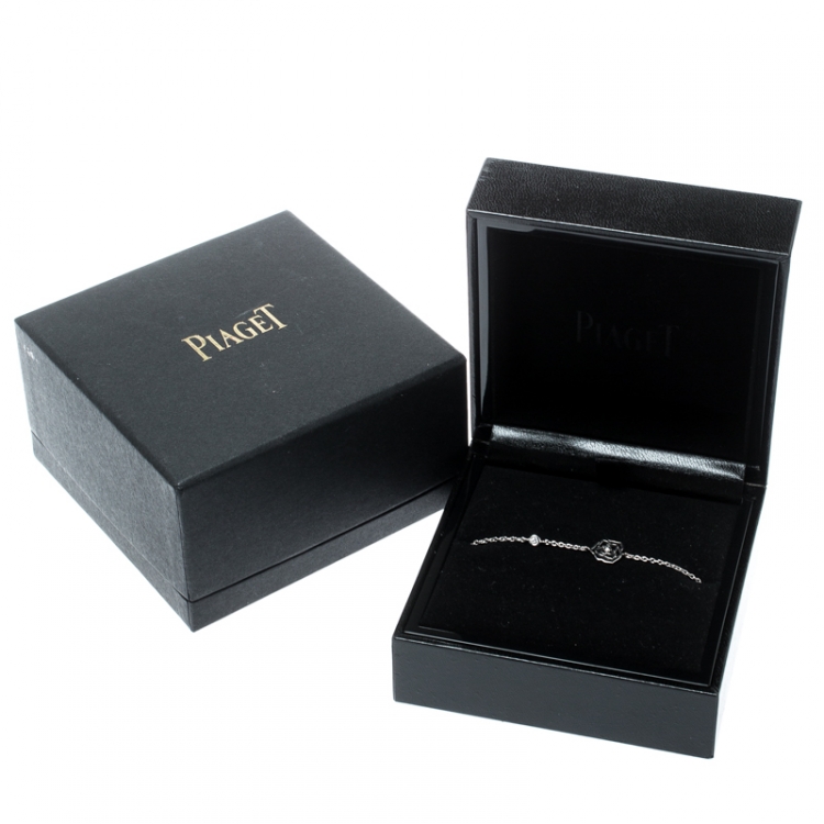 Pre Owned Piaget Rose Diamond 18k White Gold Bracelet 