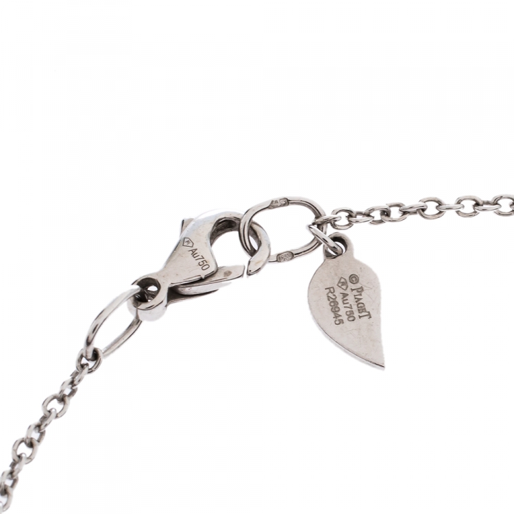 Pre Owned Piaget Rose Diamond 18K White Gold Bracelet