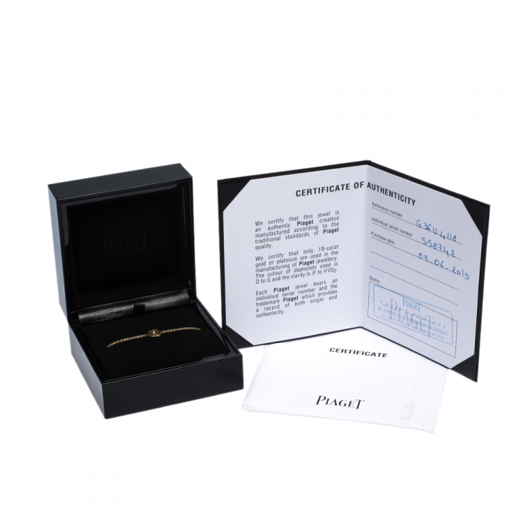 Pre Owned Piaget Rose Diamond 18K Rose Gold Bracelet