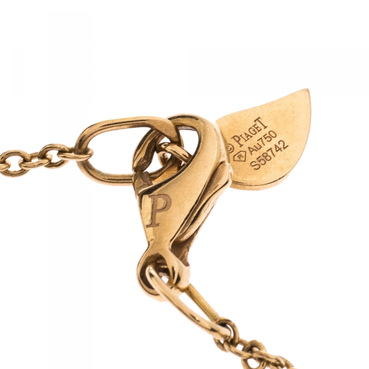 Pre Owned Piaget Rose Diamond 18K Rose Gold Bracelet