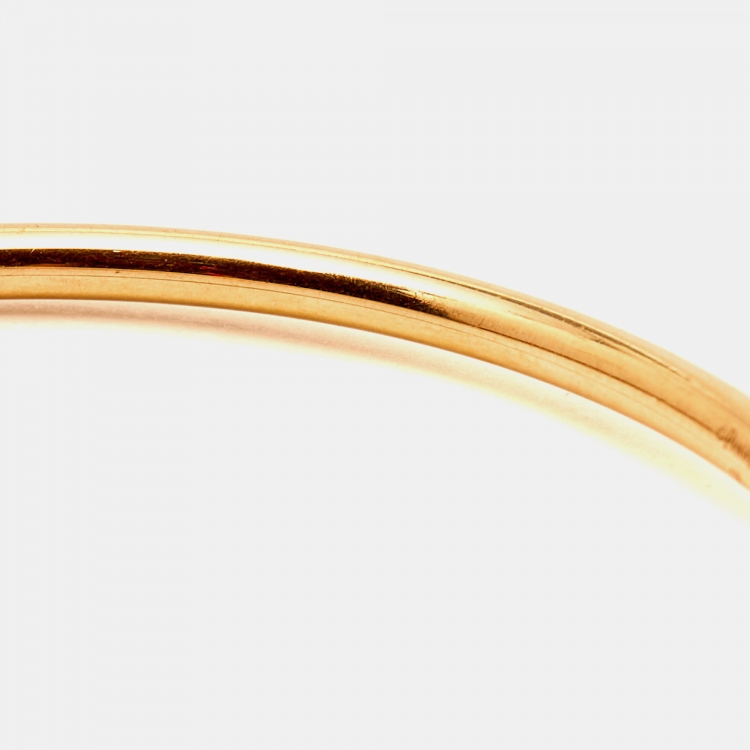 Pre Owned Piaget Possession Malachite 18k Rose Gold Bracelet 16