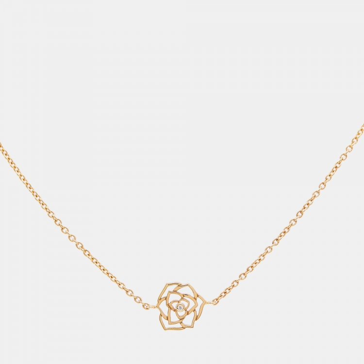 Pre Owned Piaget Rose Diamond 18k Rose Gold Bracelet