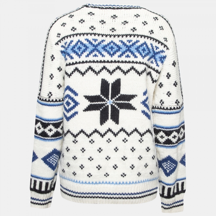 LV Snowflake Sweater - Luxury White