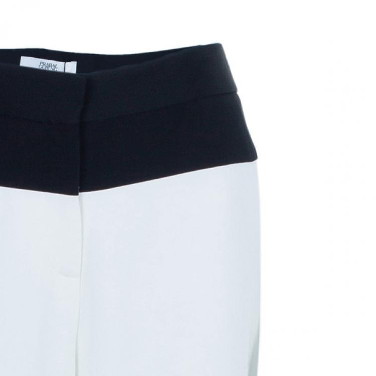 Pre Owned Prabal Gurung Wide Leg Tuxedo Pants S