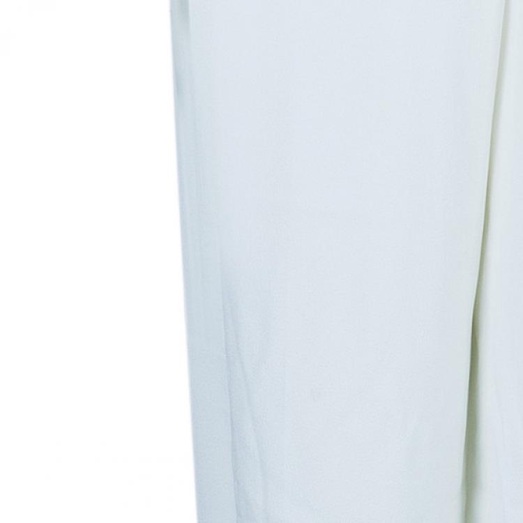 Pre Owned Prabal Gurung Wide Leg Tuxedo Pants S