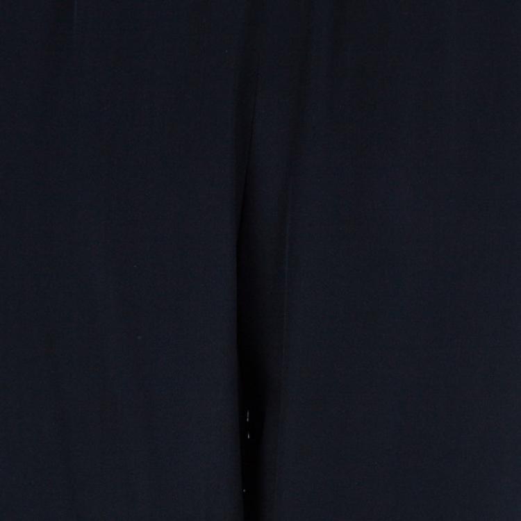 Pre Owned Prabal Gurung Contrast Striped Silk Pants S