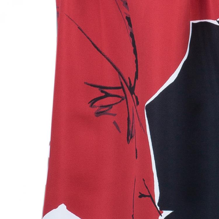 مملوكة مسبقًا Prabal Gurung Rose Gathered Flounce Skirt S