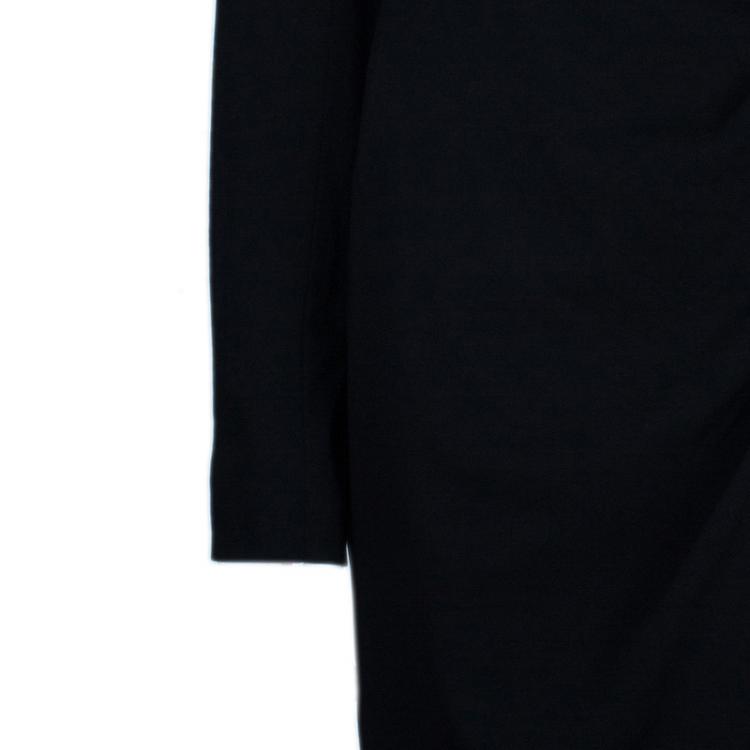 Pre Owned Prabal Gurung Monochrome Tuxedo Dress L