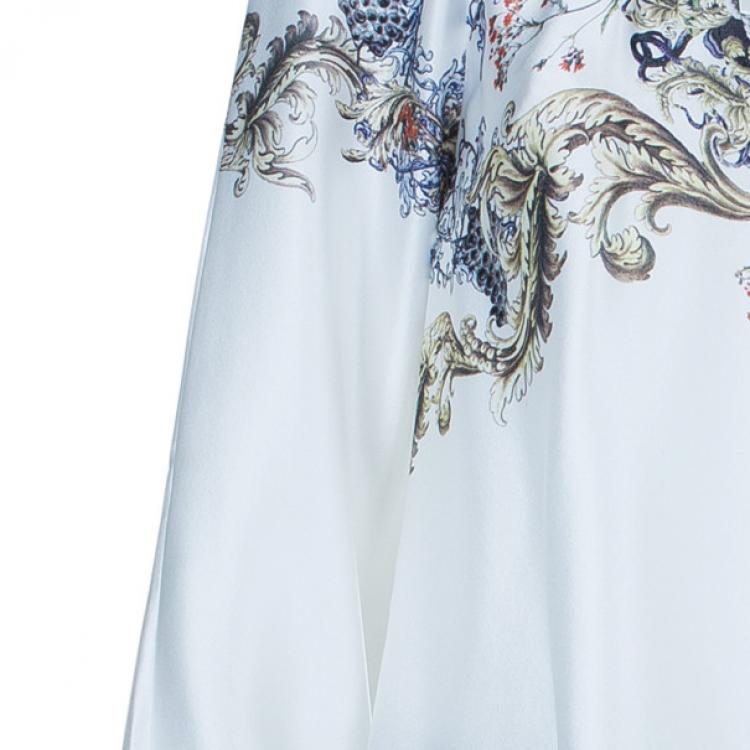 Pre Owned Prabal Gurung Silk Printed Top M