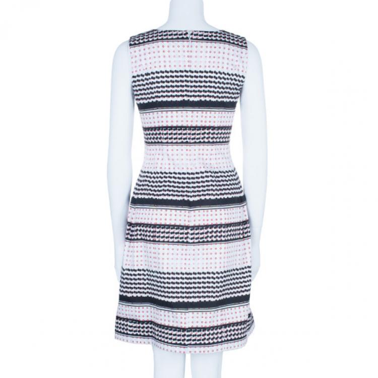 Pre Owned Prabal Gurung Dotted Seam Dress S