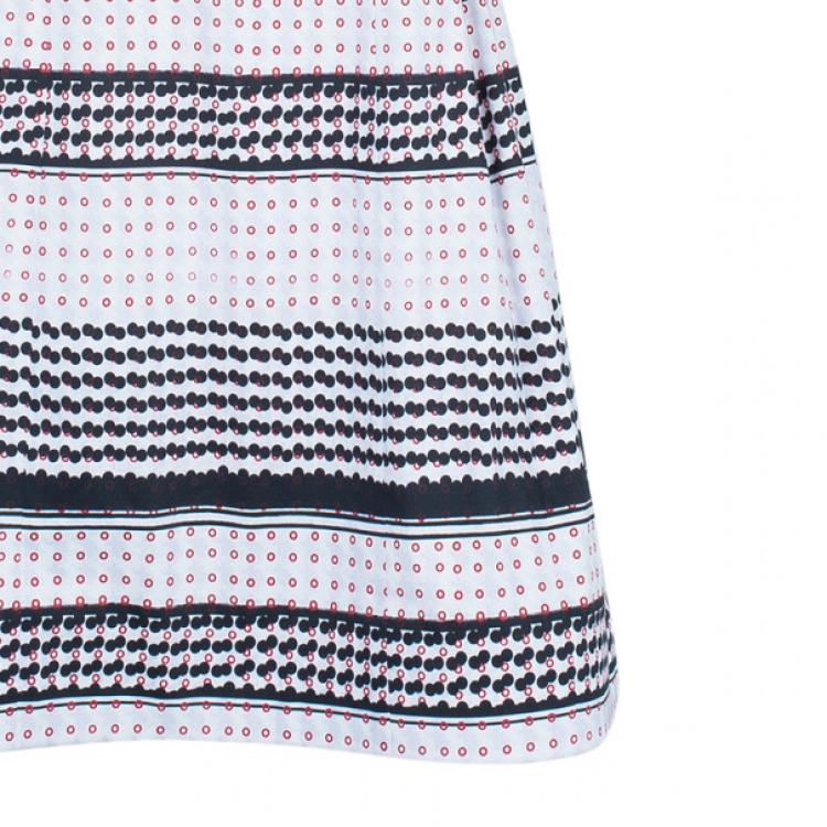 Pre Owned Prabal Gurung Dotted Seam Dress S