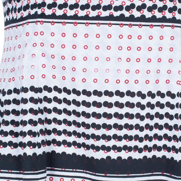 Pre Owned Prabal Gurung Dotted Seam Dress S