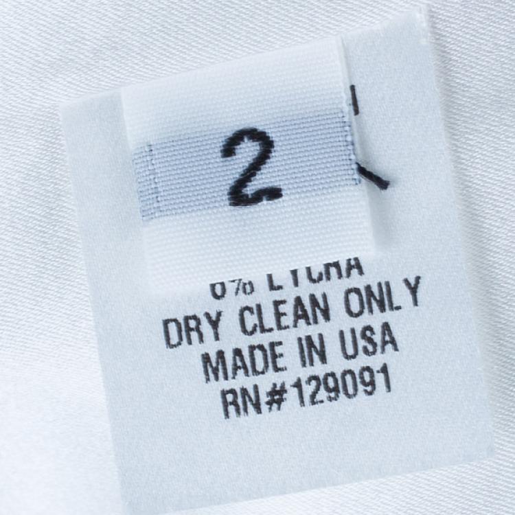 Pre Owned Prabal Gurung Dotted Seam Dress S