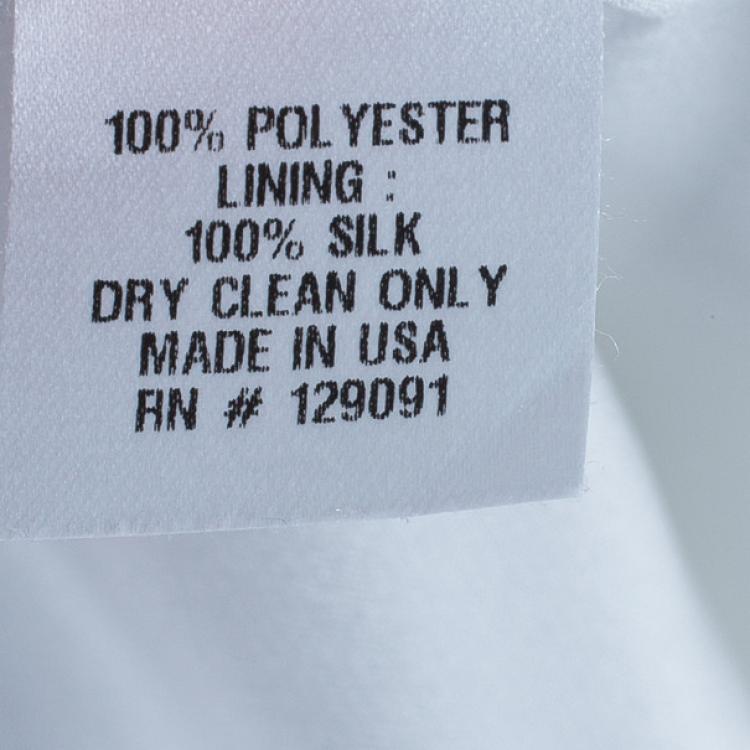 Pre Owned Prabal Gurung Floral Flounce Skirt M