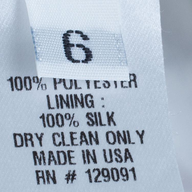 Pre Owned Prabal Gurung Floral Flounce Skirt M