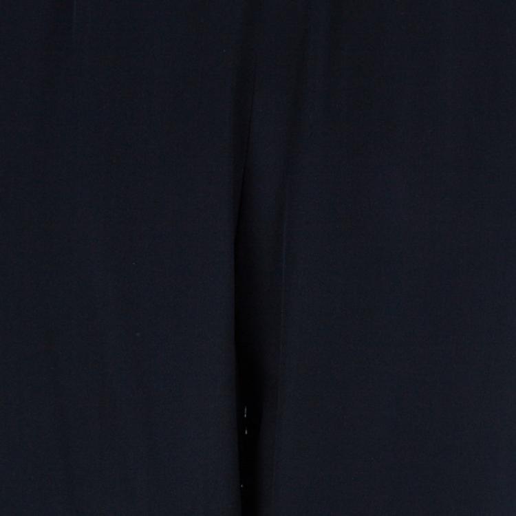 Pre Owned Prabal Gurung Contrast Striped Silk Pants M