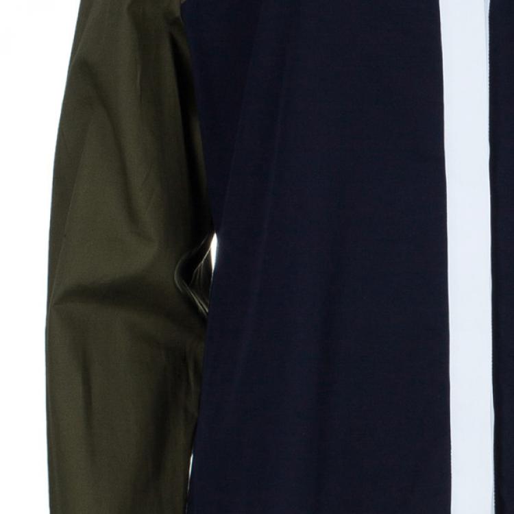 Pre Owned Prabal Gurung Colorblock Shirt L