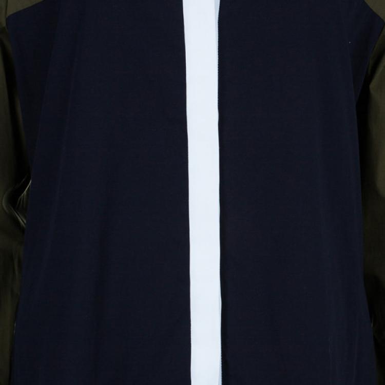Pre Owned Prabal Gurung Colorblock Shirt L