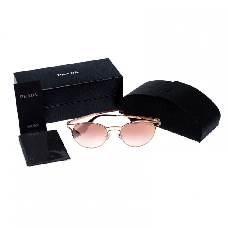 prada rose gold sunglasses