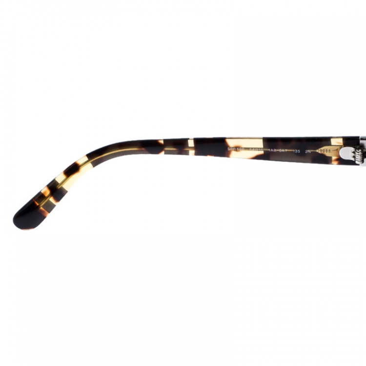 Pre Owned Prada Midnight Black Gradient SPR 59S Square Sunglasses