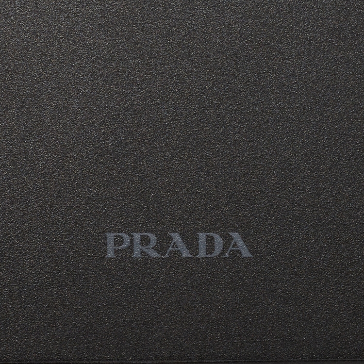 Pre Owned Prada Pink Saffiano Triang Leather Iphone 13 Pro Max Case