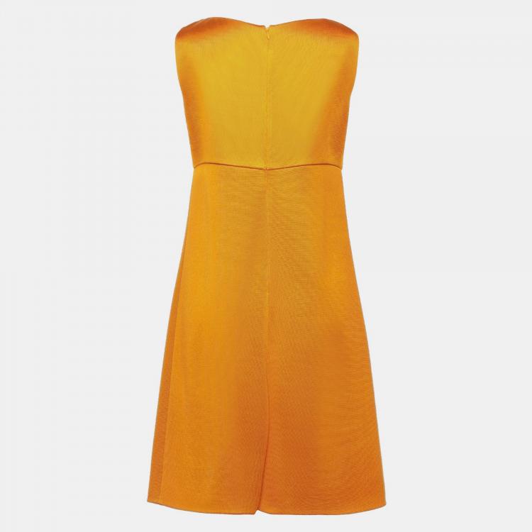 Pre Owned Prada Viscose Mini Dress 46