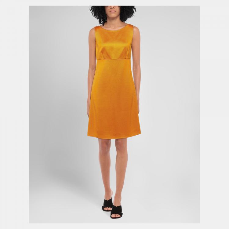 Pre Owned Prada Viscose Mini Dress 46