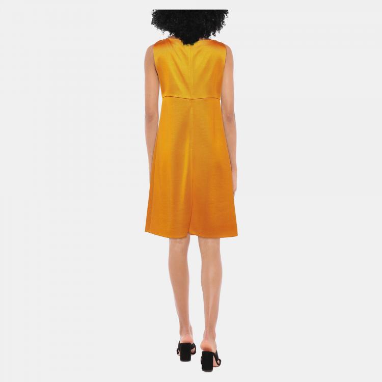 Pre Owned Prada Viscose Mini Dress 46