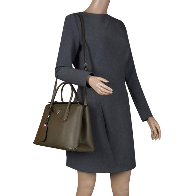 Prada, Bags, The Prada Double Bag In Saffiano Cuir Leather