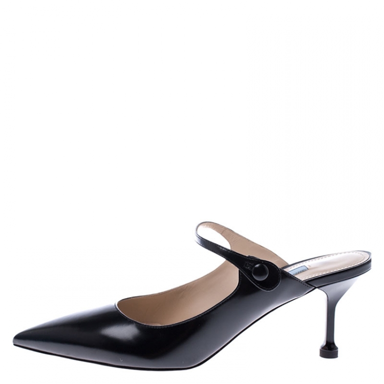 Prada mary jane mules hot sale