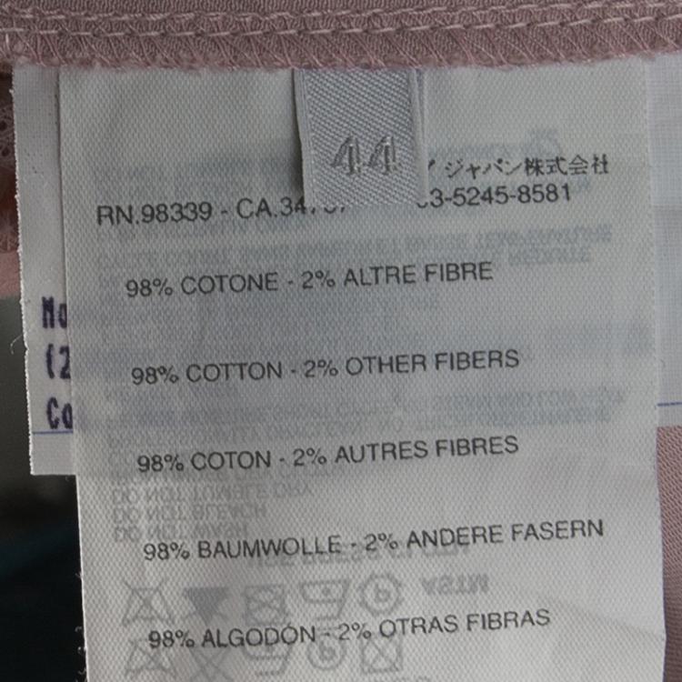 Pre Owned Prada Sport Alabastro Pink Stretch Gabardine Pants M