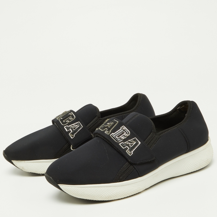 Prada hotsell neoprene sneaker