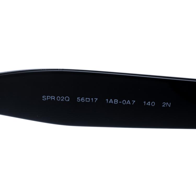 Pre Owned Prada Black SPR 02Q Cat Eye Sunglasses