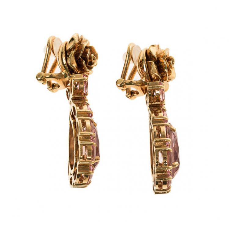 Prada Rose Crystal Earrings Prada | TLC