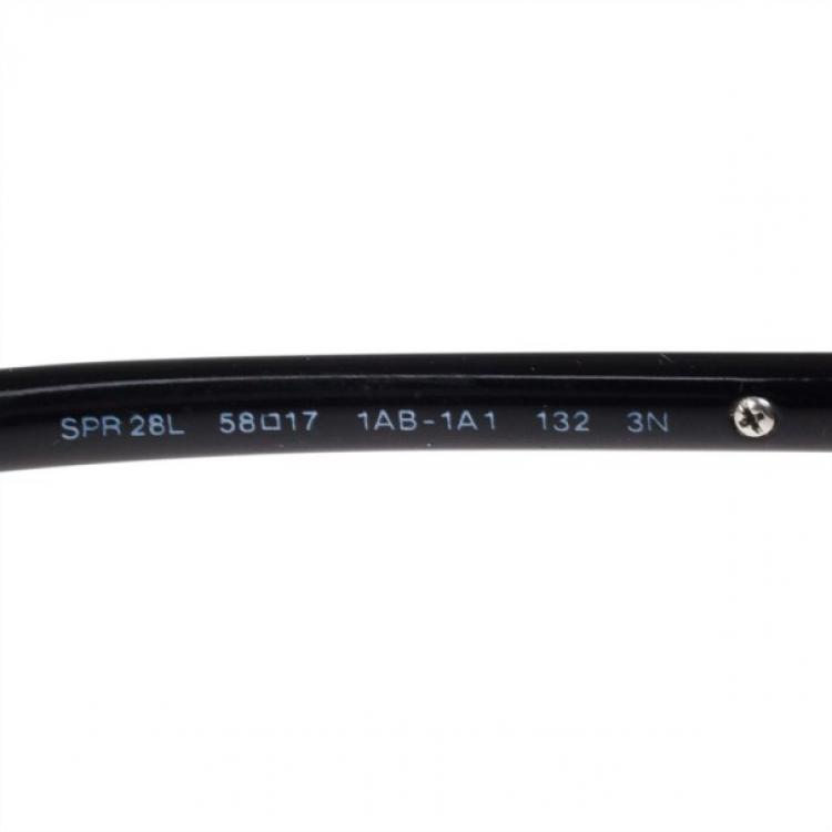 Pre Owned Prada Black Oversized Square Sunglasses